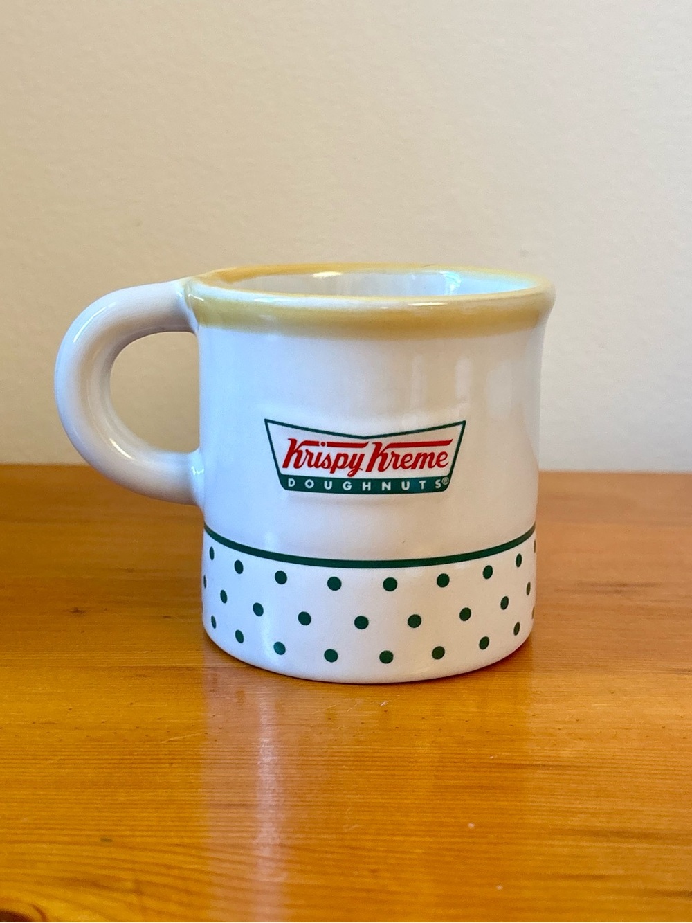 2000s Krispy Kreme Doughnut Surprise Ceramic Coffee Mug